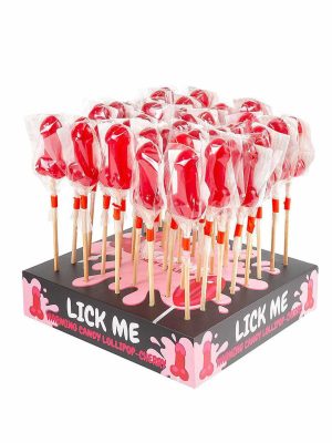 CHERRY CANDY PENIS LOLLIPOP WITH SPICY WARMING EFFECT