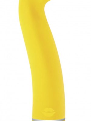 wibrator klasyczny - Vibrator Fantasy Phanty Yellow żółty wibrator silikonowy