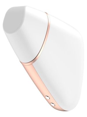 Wibrator - Love Triangle Air Pulse Stimulator + Vibration White