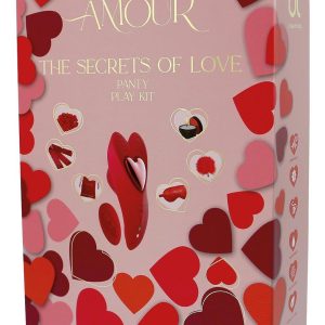 Zestaw erotyczny dla par Amour The Secrets of Love Panty Play Kit z wibratorem i akcesoriami – Marie Bloom