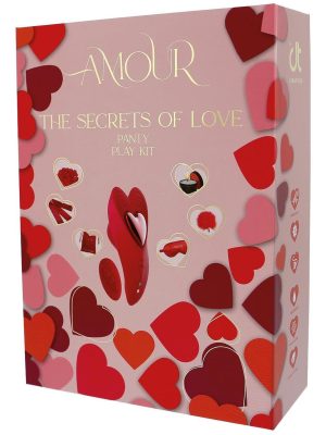 Zestaw erotyczny dla par Amour The Secrets of Love Panty Play Kit z wibratorem i akcesoriami – Marie Bloom