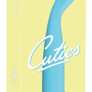 Wibrator silikonowy Cuties 18,7 cm niebieski