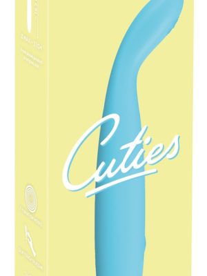 Wibrator silikonowy Cuties 18,7 cm niebieski