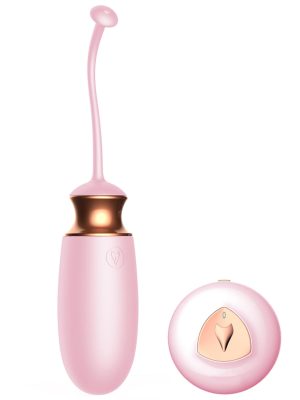 Wibrujące jajeczko Love EGG USB z pilotem w kolorze różowym