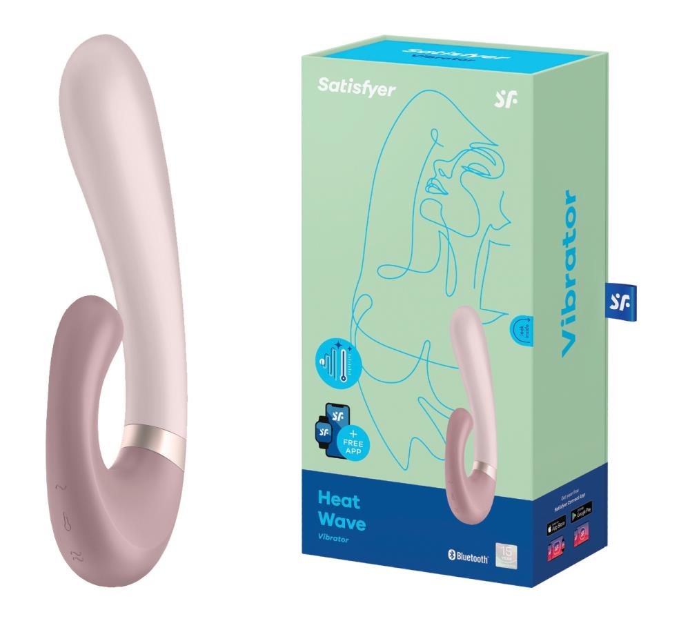 73-4002545 Wibrator dla kobiet Heat Wave Connect App w kolorze mauve na białym tle